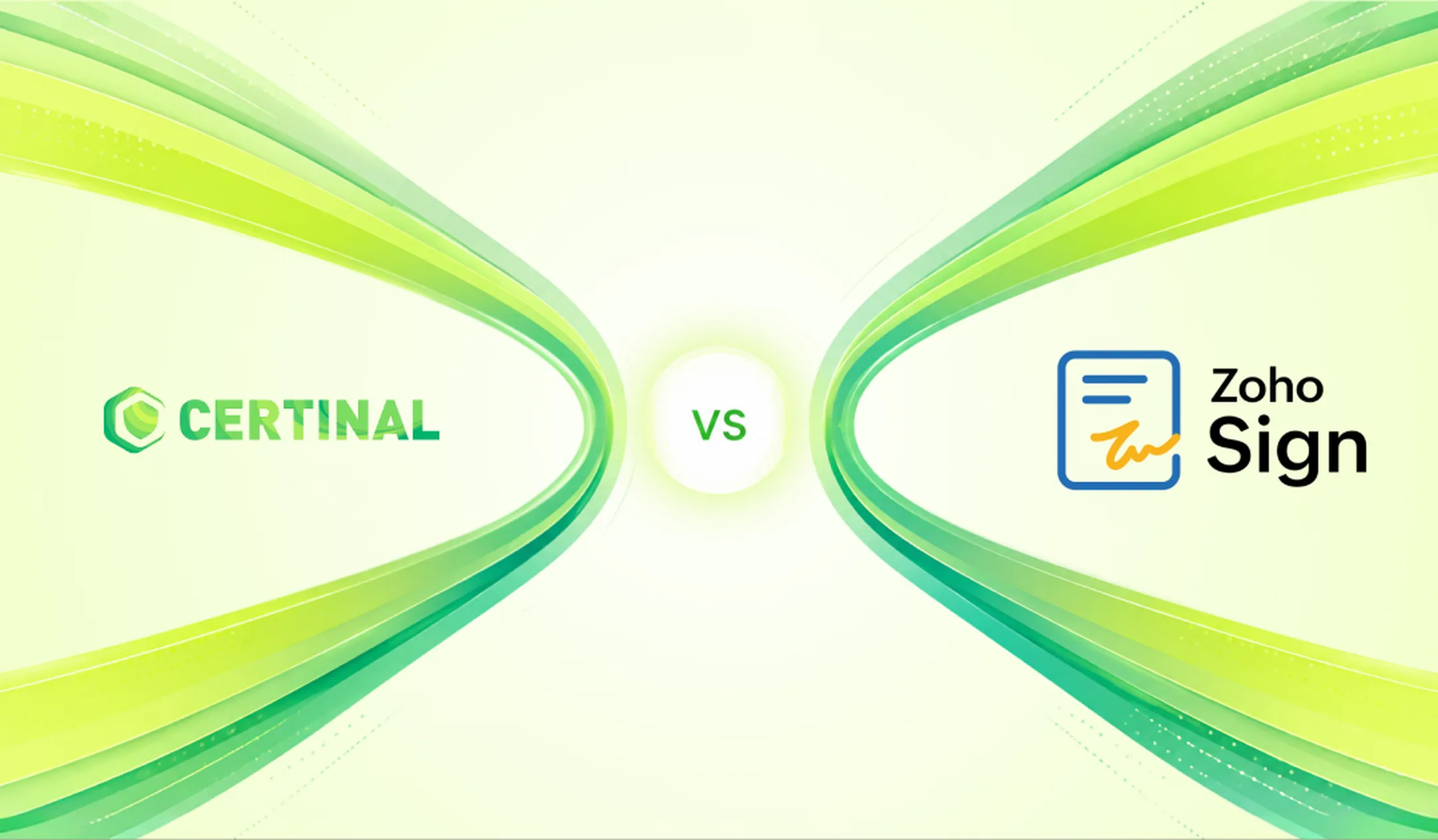 Certinal eSign vs Zoho sign