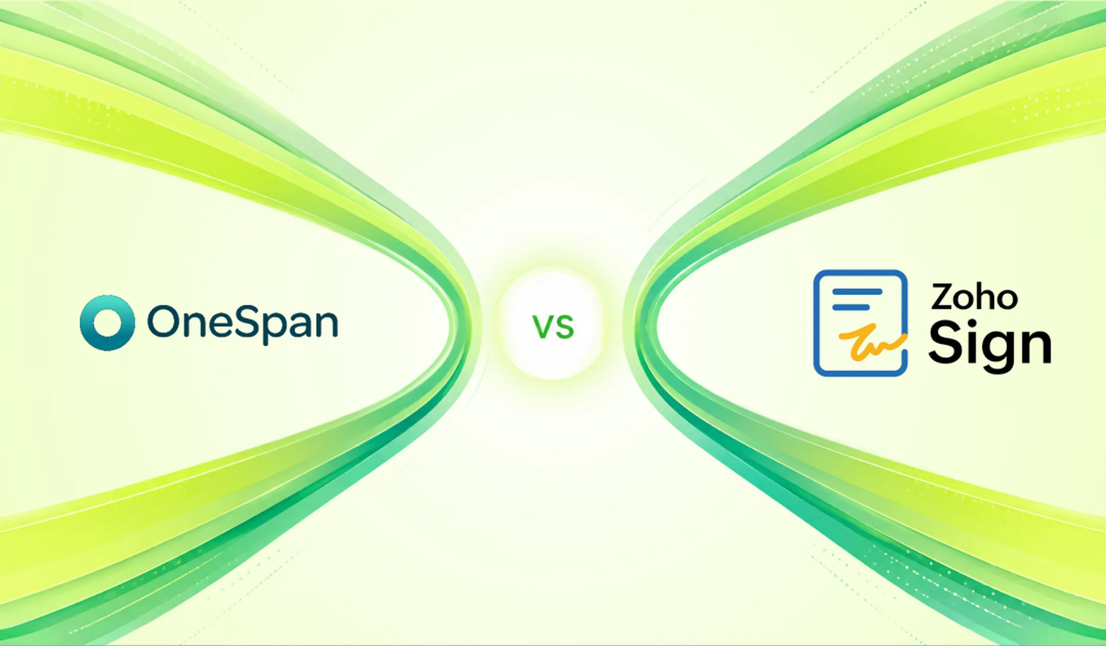 OneSpan Vs Zoho Sign