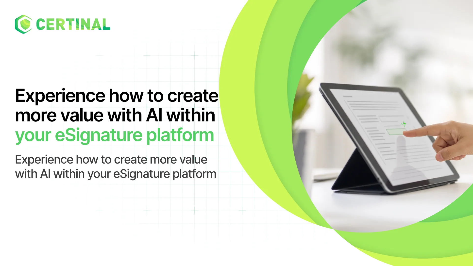 Experience how to create more value with AI within your eSignature platform