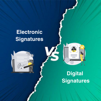 Digital Signature Vs Electronic Signature