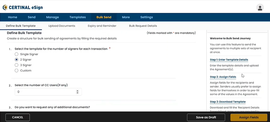 Prefill & Bulk Send Documents