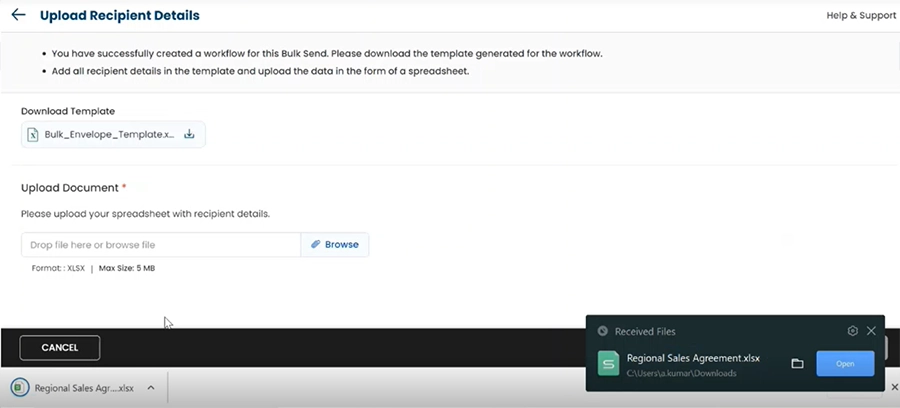 Prefill & Bulk Send Documents