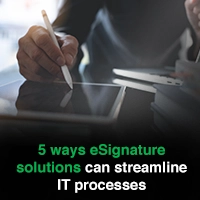 Electronic Signature in IT