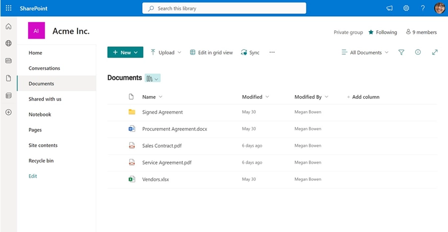 SharePoint Integration with Certinal eSign
