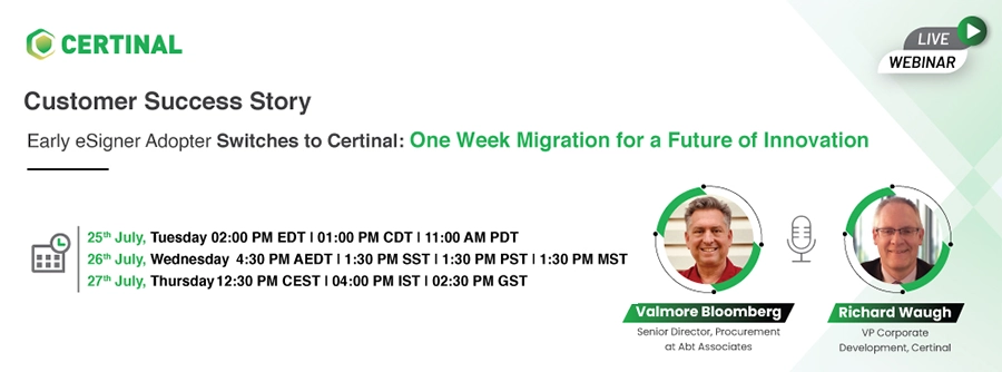 Certinal's Customer Success Story
