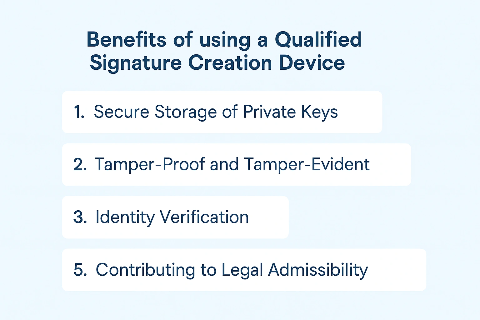Benefits of QES 