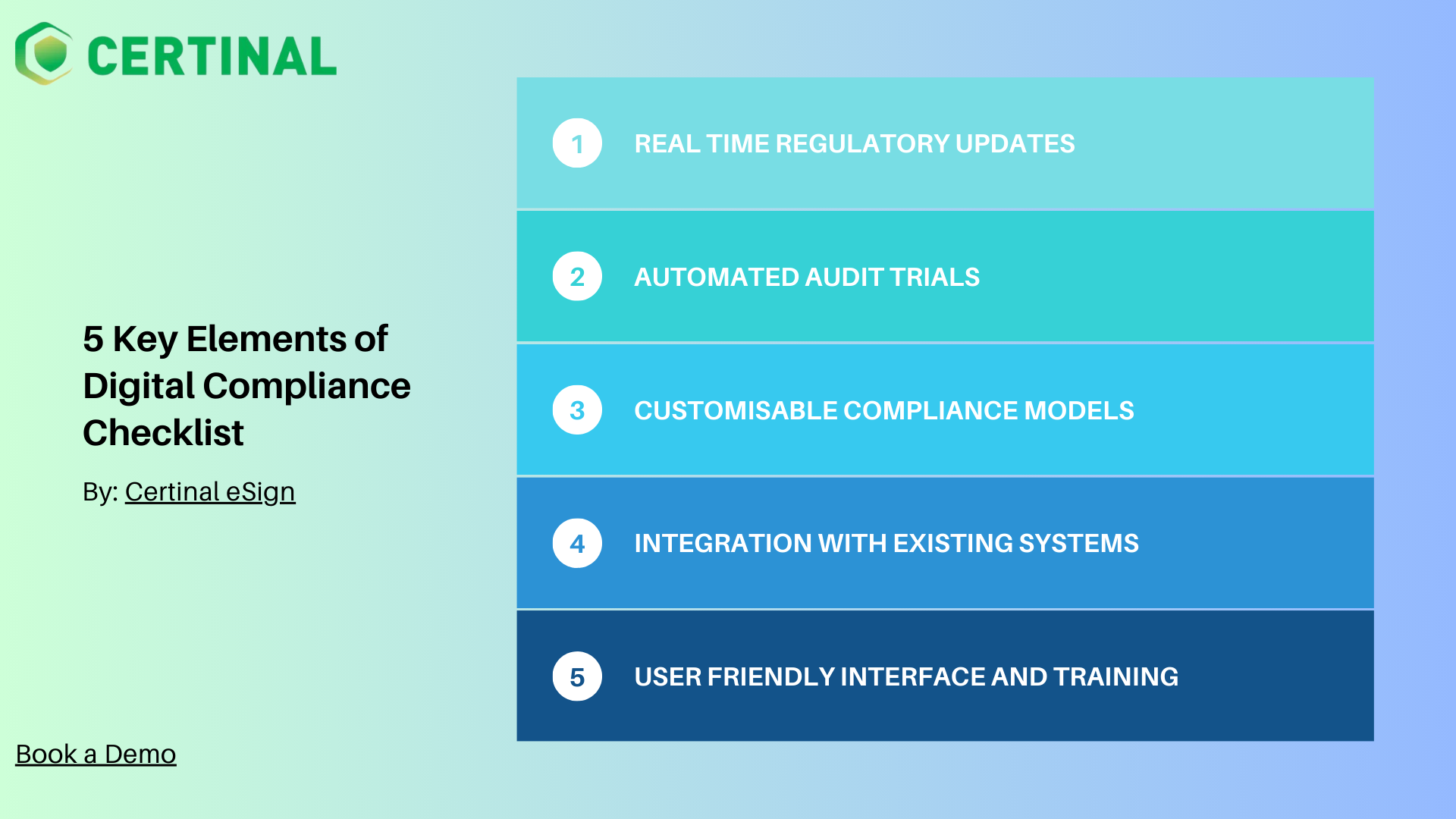 key elements of digital compliance checklist