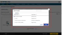 Merging the desired template integration with Certinal
