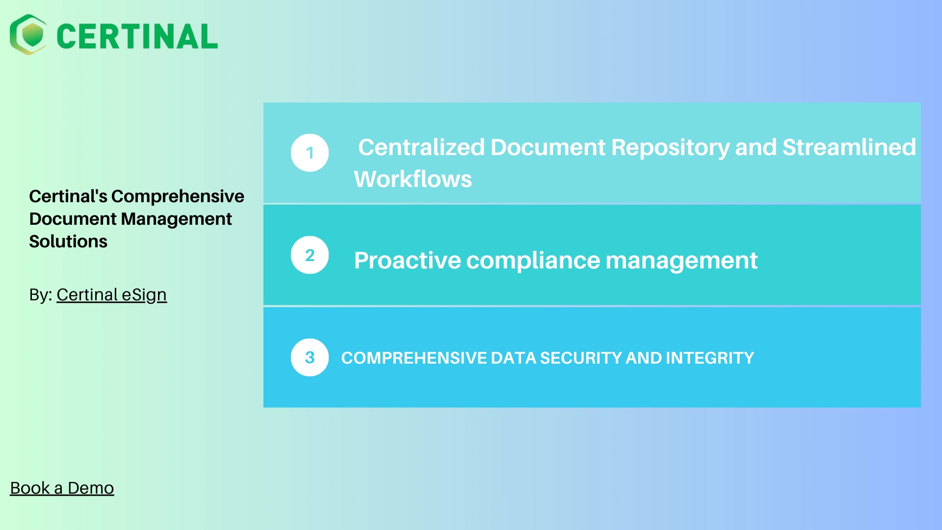 Certinal Key Document Management Solutions