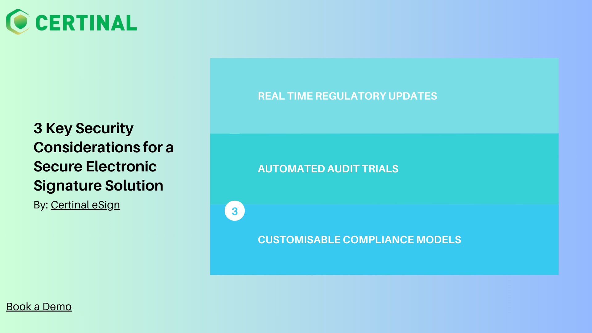 Key considerations for secure electronic signatures