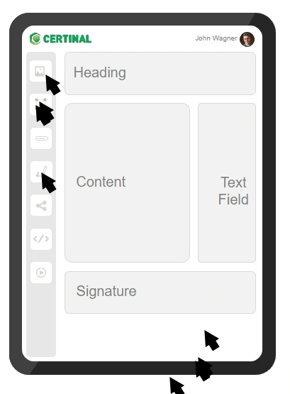 cusotmised email template