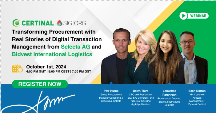 Digital transaction management webinar with Certinal eSign