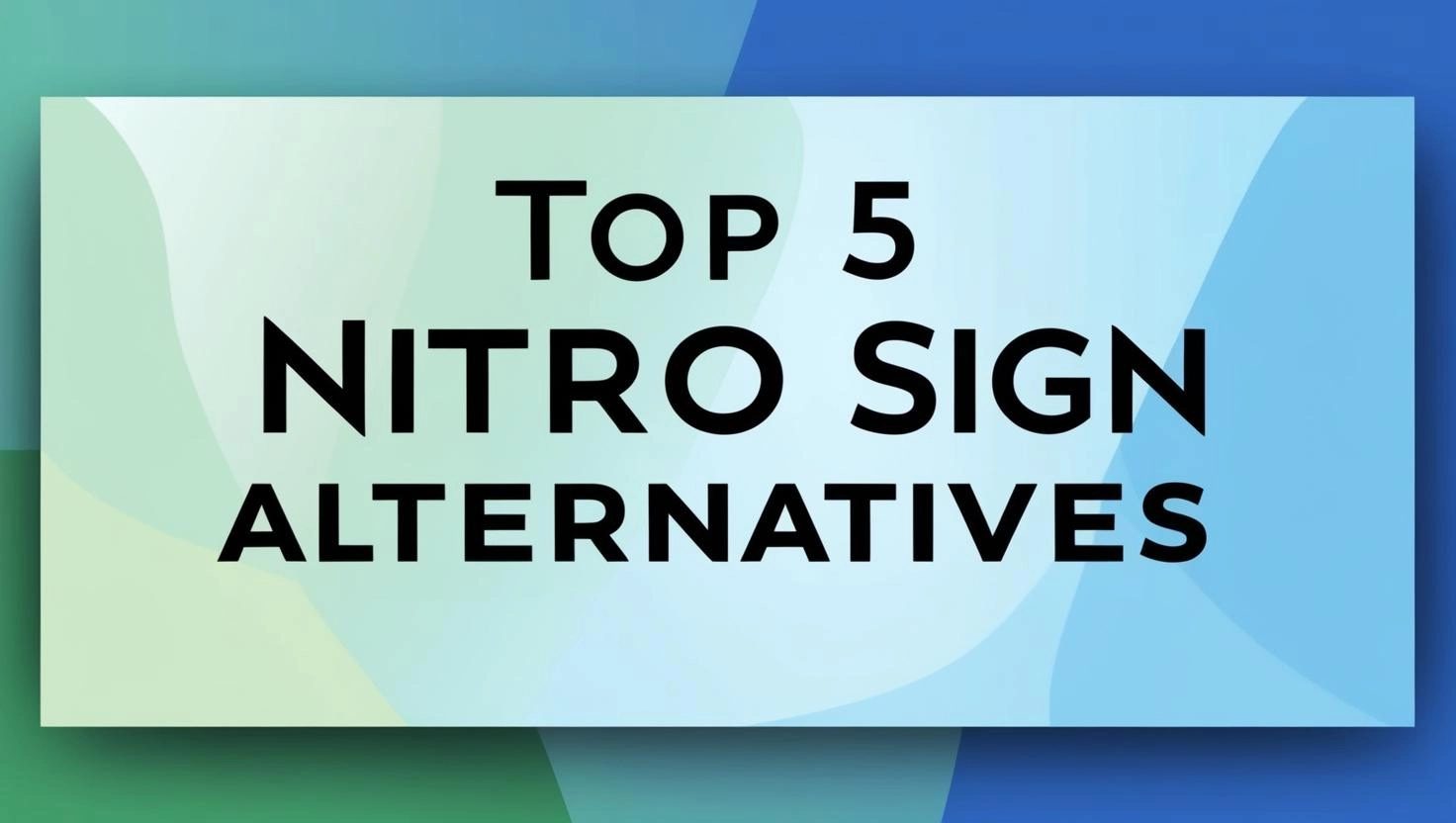 top 5 nitro sign alternatives