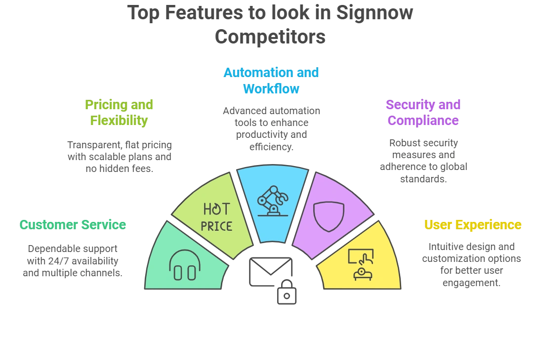 Key Features to look for in Signnow Competitors