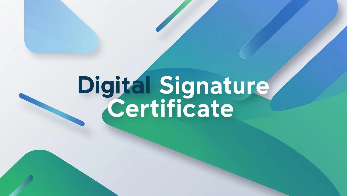 digital signature certificate
