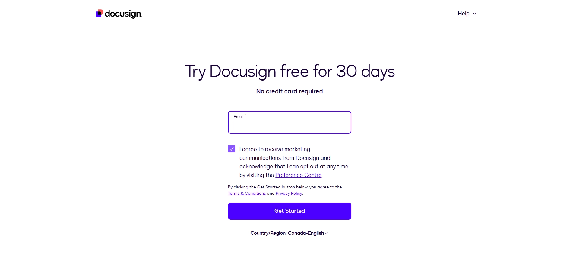 docusign free trial