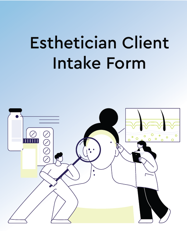 Esthetician Client Intake Form