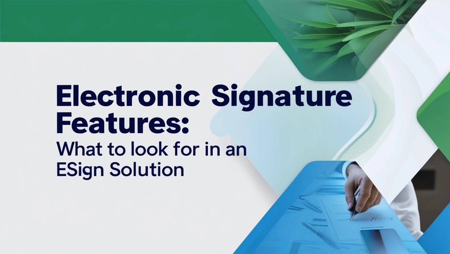 electronic signature features