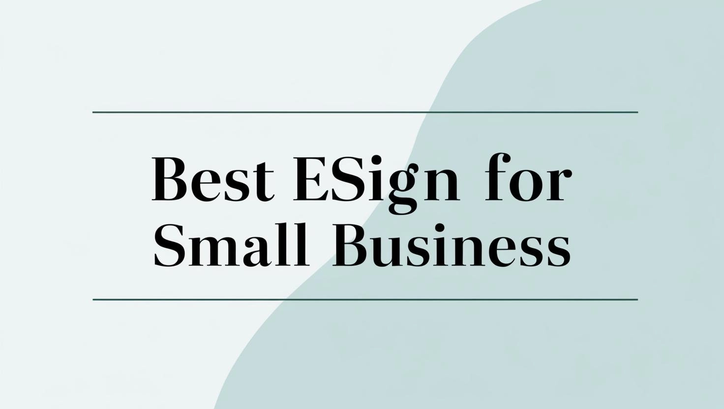 best esign for small business