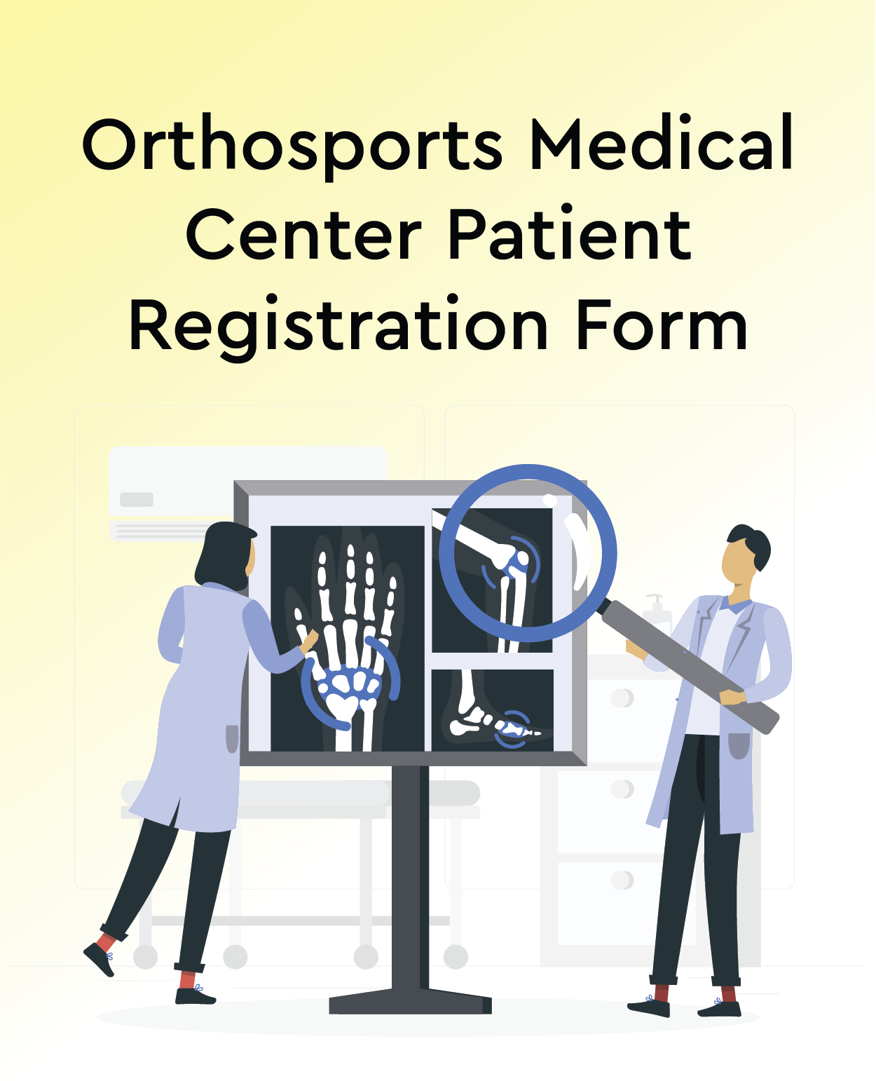 Orthosports Medical Center Patient Registration Form