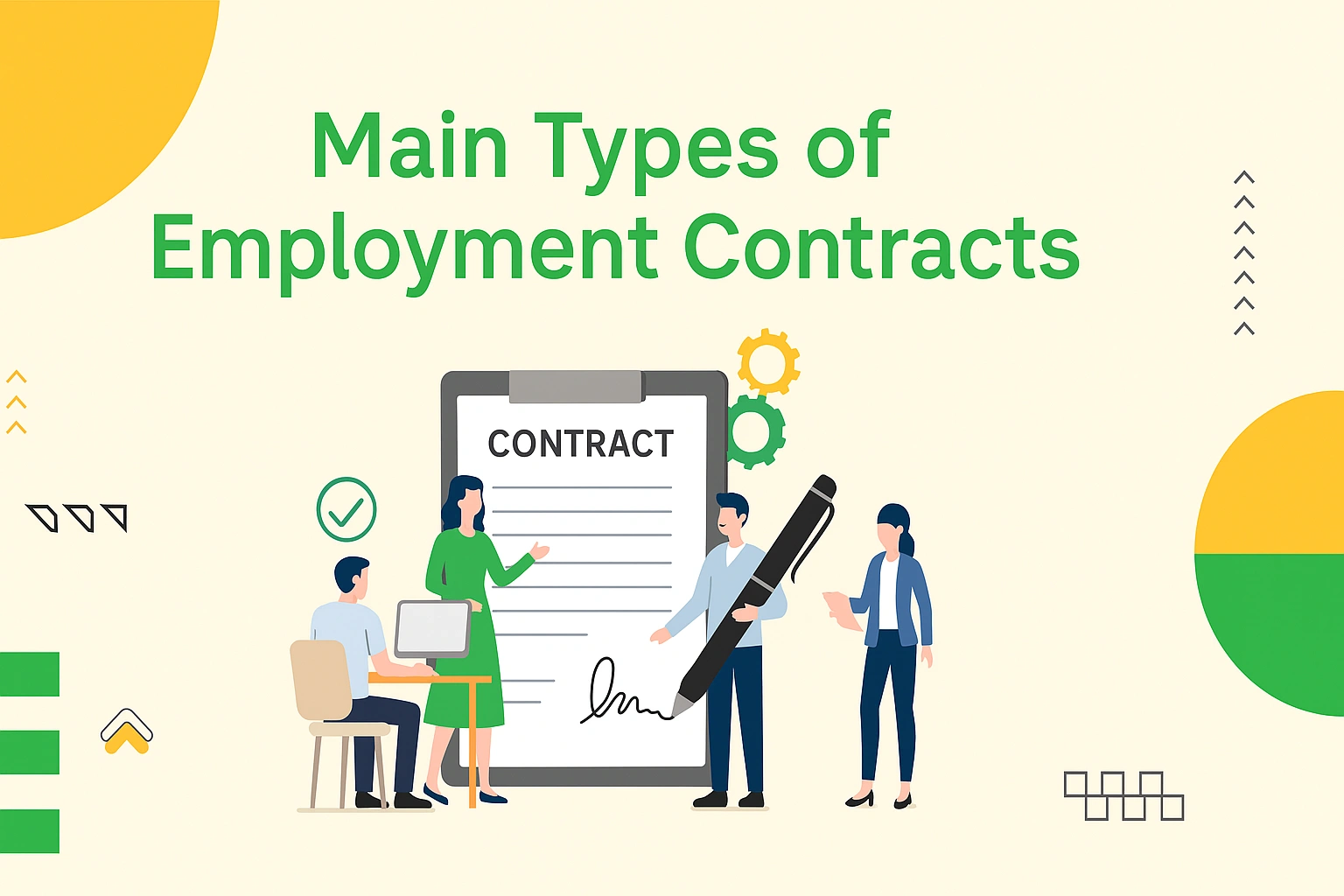 Main types of employment contracts
