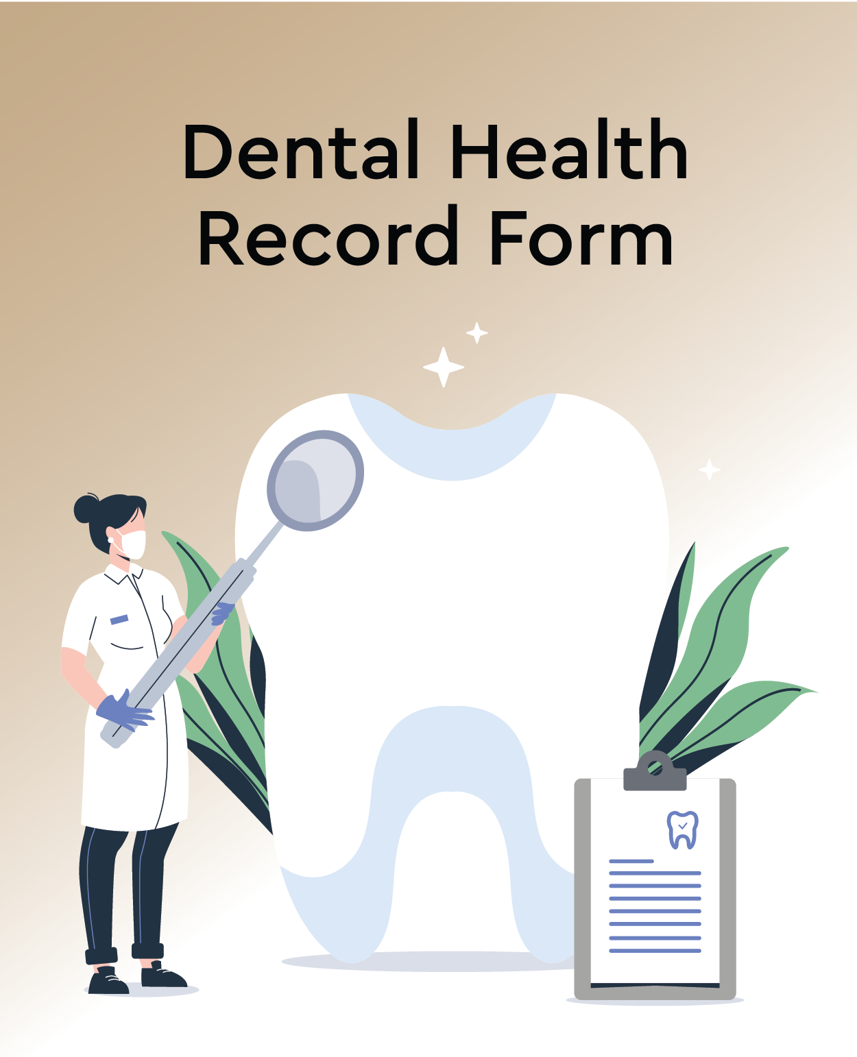 Dental Health Record Form