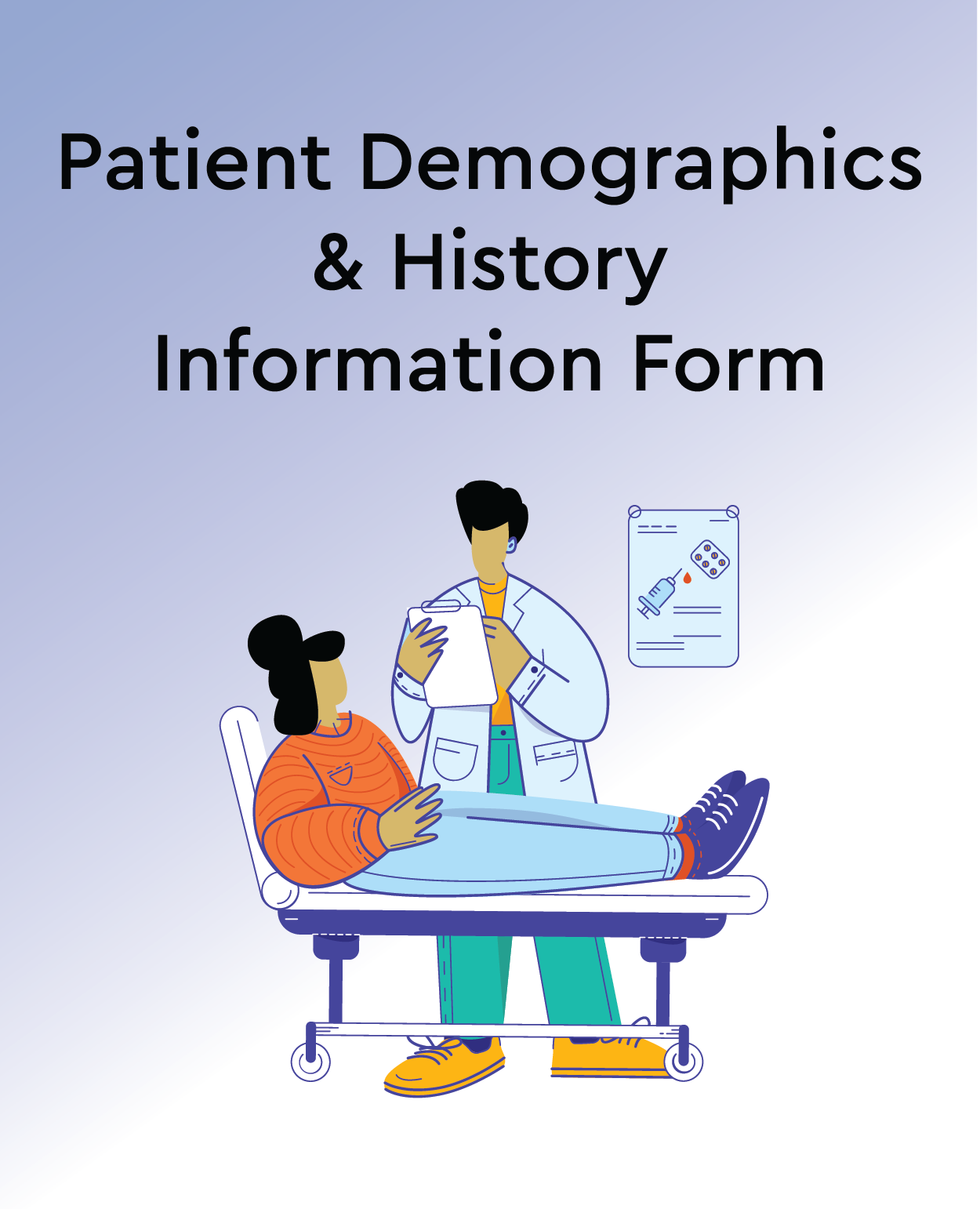 Patient Demographics & History Information Form