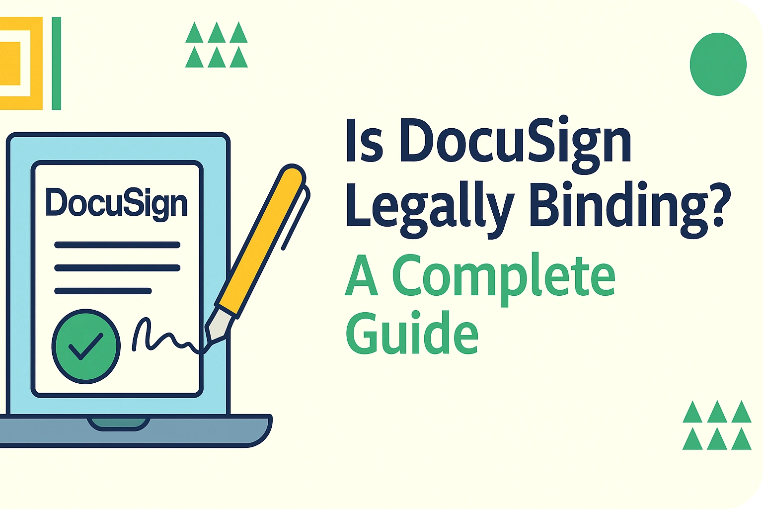 Is Docusign Legally binding