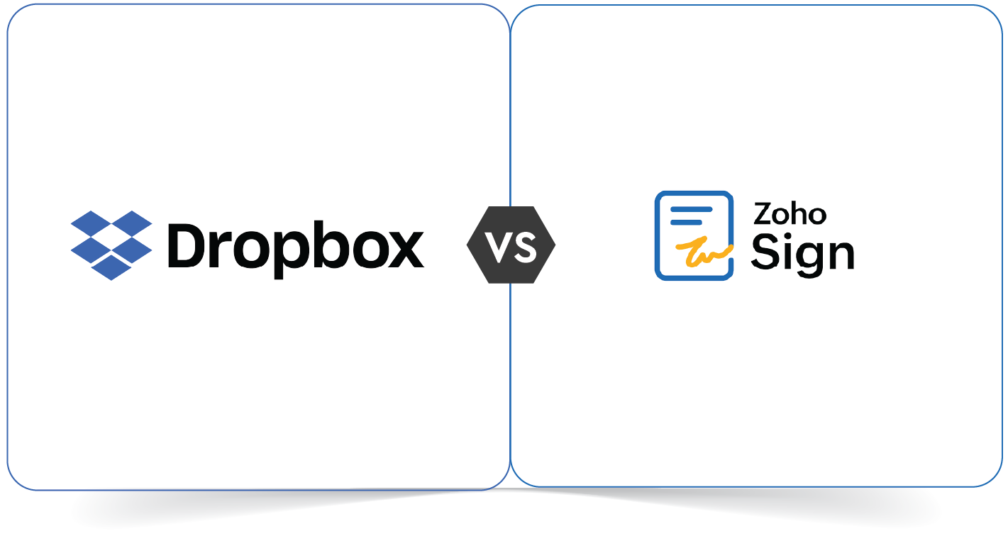 DropBox Sign vs Zoho sign