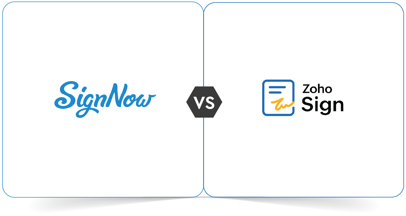 SignNow Vs Zoho Sign