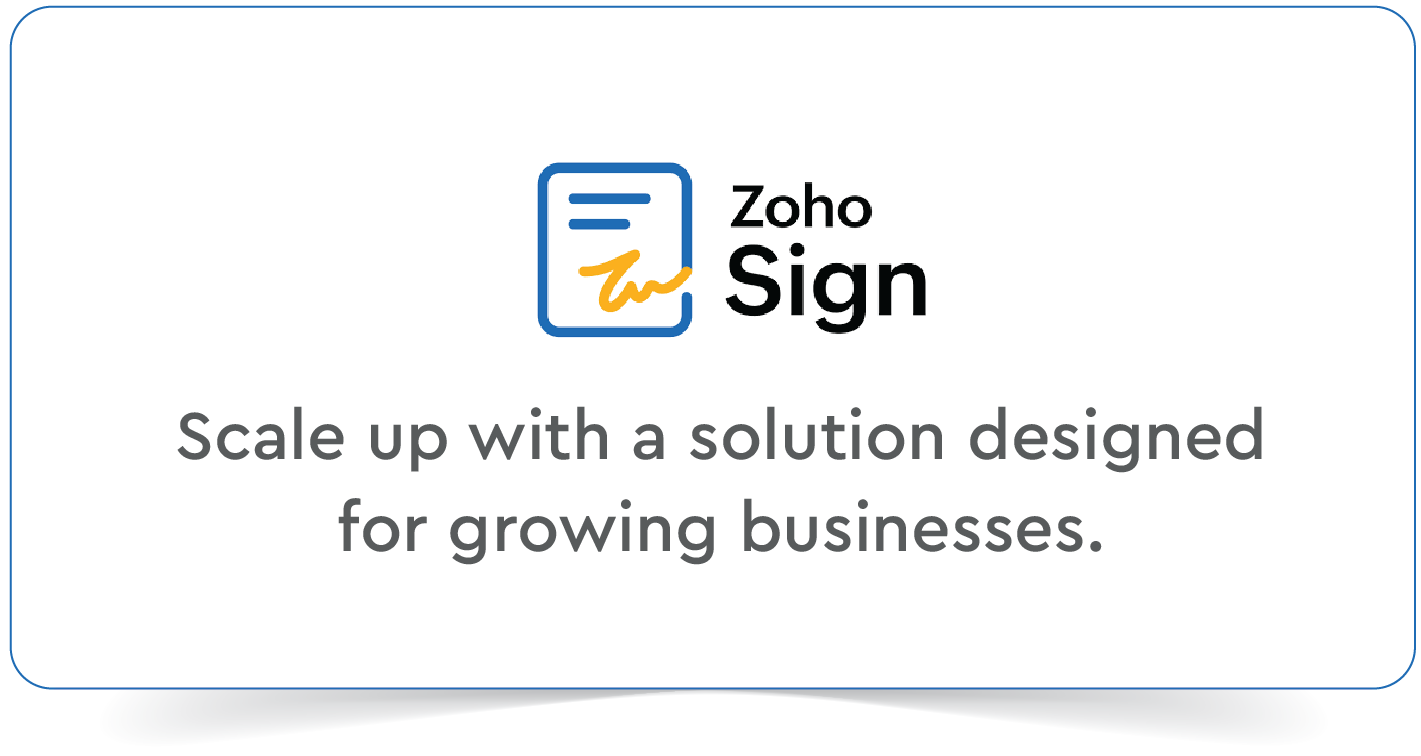 Certinal eSign vs Zoho sign