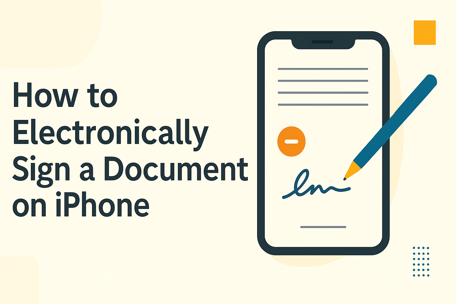 How to Sign a PDF Document on iPhone