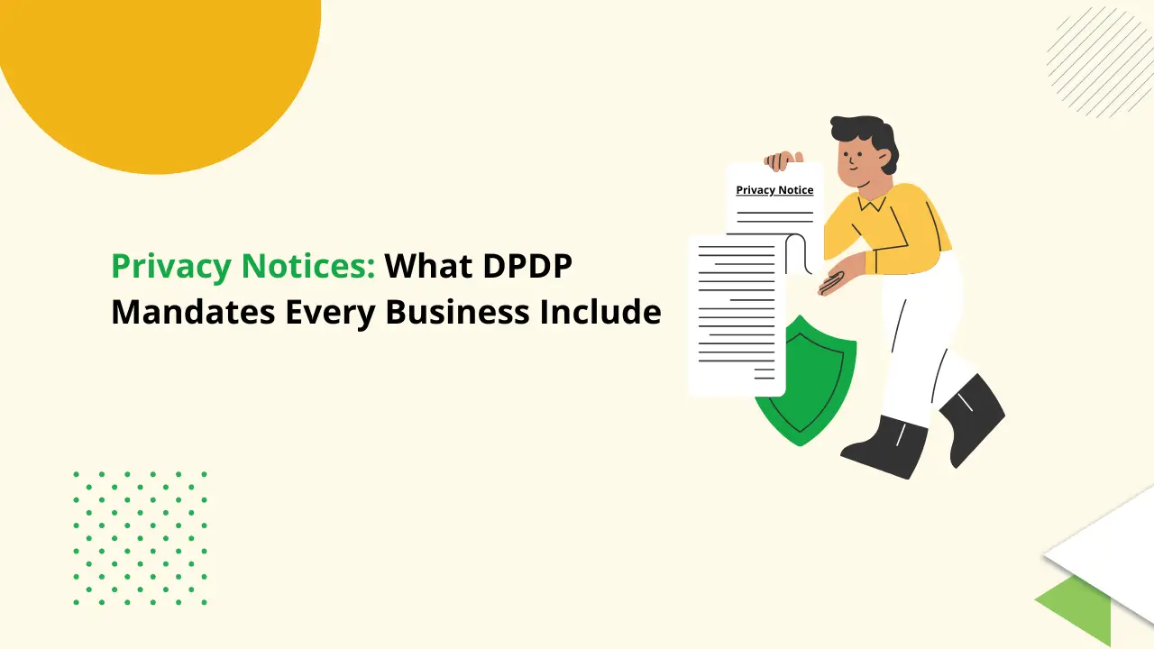 Privacy Notice Under DPDP Act